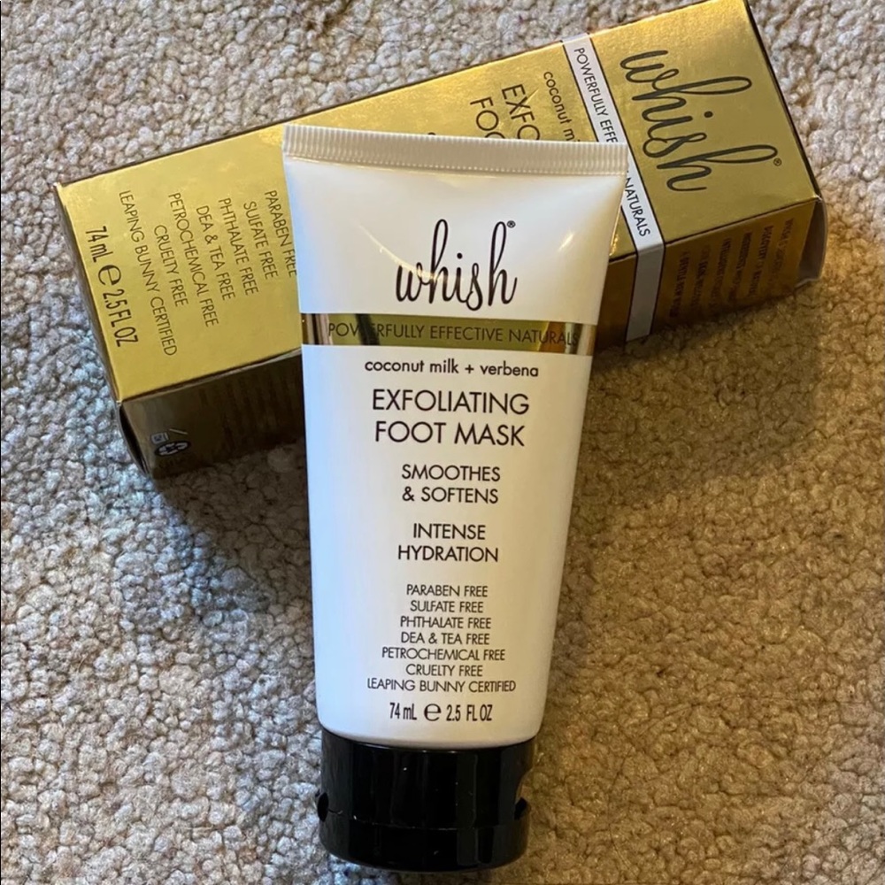 Whish Exfoliating Foot Mask-Coconut Milk & Verbena